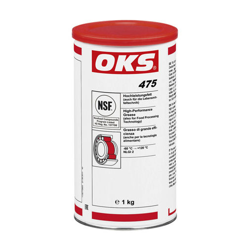 Graisse de lubrification - 475 - OKS Spezialschmierstoffe GmbH - d'étanchéité / synthétique / au PTFE