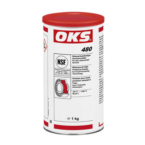 Graisse de lubrification - 480 - OKS Spezialschmierstoffe GmbH - synthétique / au sulfonate de calcium / pour roulement
