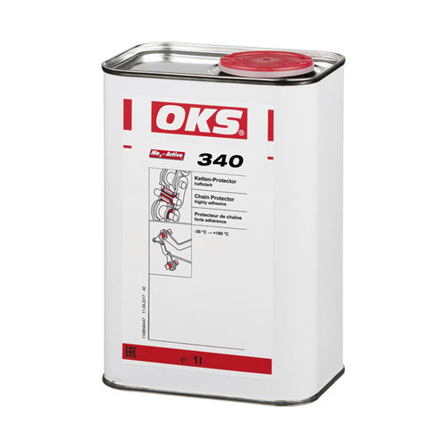 Huile de lubrification - 340 - OKS Spezialschmierstoffe GmbH - synthétique / pour chaîne / adhésive