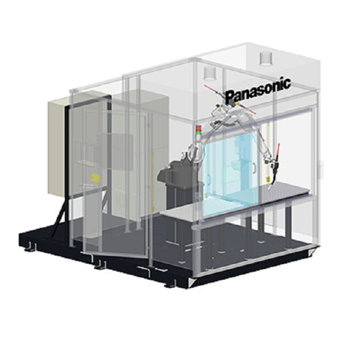Cellule robotisée de soudage à l'arc - PA-c-TT connect series - Panasonic Robot & Welding system solutions - de soudage MIG-MAG / pour petites pièces / flexibilisé