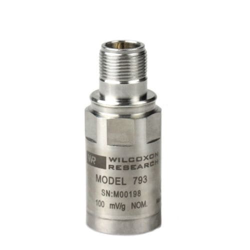 Capteur de vibrations dynamique - 793 - Wilcoxon Sensing Technologies - pour zone dangereuse / à usage général