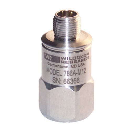 Capteur de vibrations dynamique - 786A-M12-D2 - Wilcoxon Sensing Technologies - pour zone dangereuse / à usage général