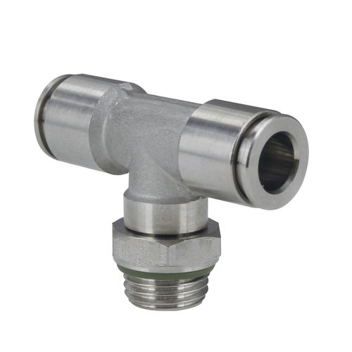 Raccord en acier inoxydable - MX Line - C.Matic S.p.A. - pour produits chimiques / pneumatique / fileté