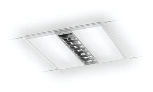 Plafonnier - Terzetto™ - Cooper Lighting and Safety - à tube fluorescent / pour commerce / pour hall de stockage