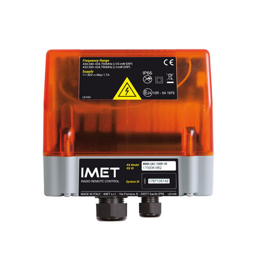 Récepteur radio - S AC - IMET Radio Remote Control - pour télécommande / pour applications AC et DC / RS232
