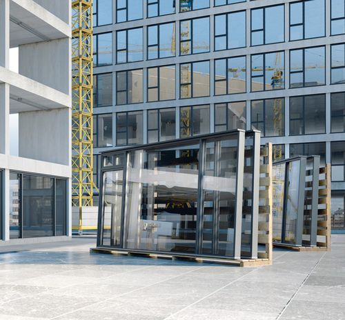 Élément de fixation pour chantier de construction - SFS group - en acier / pour vitre