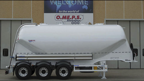 Semi-remorque silo - CM 32 L - OMEPS - tractée / pour produits pulvérulents / pour cendres