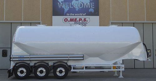 Semi-remorque silo - CM 45 - OMEPS - pour produits pulvérulents / pour cendres / pour sable