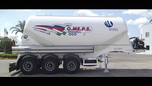Semi-remorque silo - CM 31 - OMEPS - pour produits alimentaires / pour produits pulvérulents / pour cendres