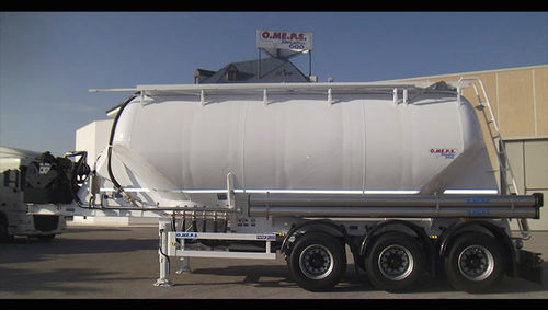 Semi-remorque silo - CM 32 Vacuum - OMEPS - de ciment / pour sable / pour cendres