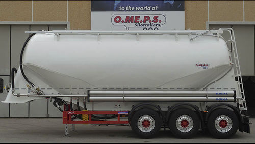 Semi-remorque silo - CM 35 - OMEPS - à 3 essieux / tractée / pour produits alimentaires