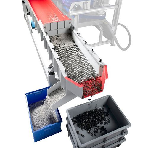 Crible vibrant linéaire - SSR - OTEC Präzisionsfinish GmbH - pour pellets