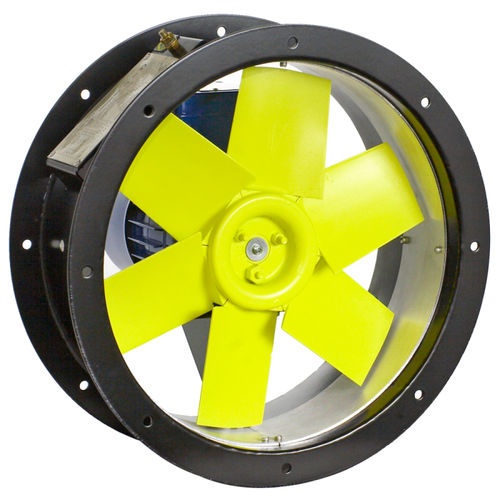 Ventilateur Axial Antidéflagrant 220V - Pour Cabine De Peinture, Extraction Fumées, 400mm Rouge