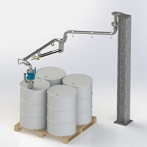 Bras de chargement pour fûts - ENFUTAGE - Pacquet Industrie - pour conteneur IBC