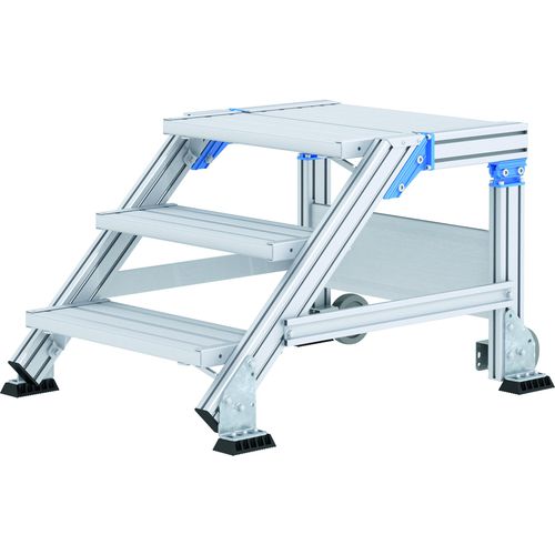 Escabeau stationnaire - 408555 Series - ZARGES - en aluminium / 3 marches
