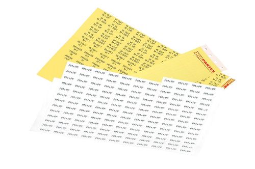 Étiquette d'identification - PF series - Partex Marking Systems - pour câble et composant