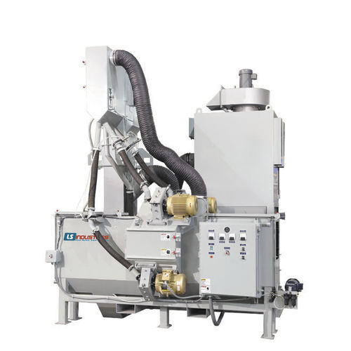 Grenailleuse manuelle - STRB 12×12 - LS Industries - à 4 turbines / pour métal