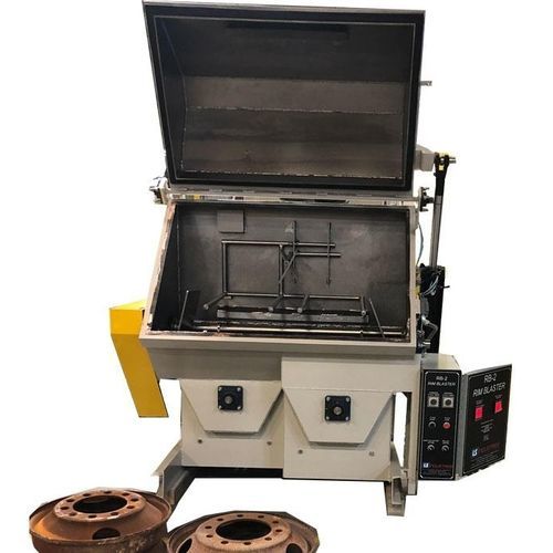 Grenailleuse à convoyeur à rouleaux - RB-2 - LS Industries - pour jantes