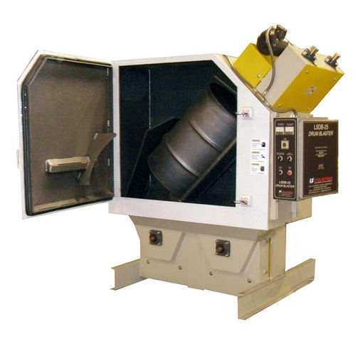 Grenailleuse à bande - LSDB-25 - LS Industries - à tambour rotatif / pour métal