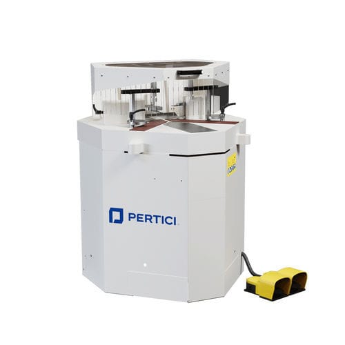 Sertisseuse pour profilés en aluminium - HP 700 - Pertici S.p.A. - en aluminium / semi-automatique / hydraulique