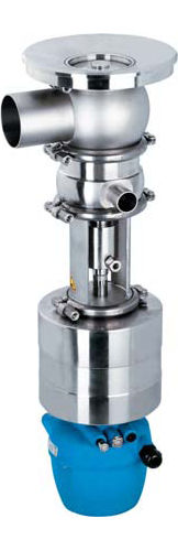 Vanne à membrane radiale - VARIVENT® T_R series - GEA Tuchenhagen - pour l'eau / de fond de cuve