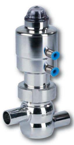 Vanne à membrane - VESTA® series - GEA Tuchenhagen - d'arrêt / pour l'eau / à siège