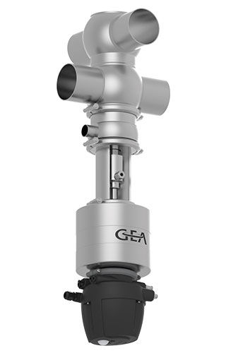 Vanne à boisseau sphérique - VARIVENT® L series - GEA Tuchenhagen - pour l'eau / à double siège
