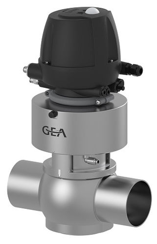 Vanne à boisseau sphérique - T-smart - GEA Tuchenhagen - à commande pneumatique / d'arrêt / pour l'eau