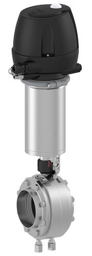 Vanne papillon - T-smart 9 series - GEA Tuchenhagen - à commande pneumatique / antimélange / pour liquides alimentaires et boissons
