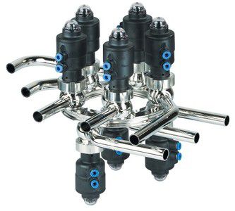 Vanne d'arrêt - Series VESTA® - GEA Tuchenhagen - pour liquides alimentaires et boissons / modulable / compacte