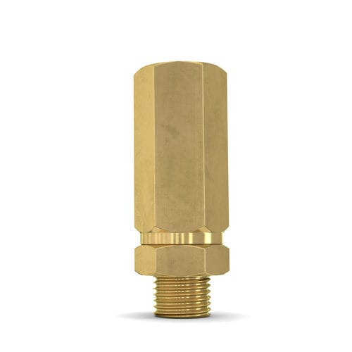 Clapet anti-retour pour gaz - NV654 - WITT-Gasetechnik - fileté / en laiton / compact