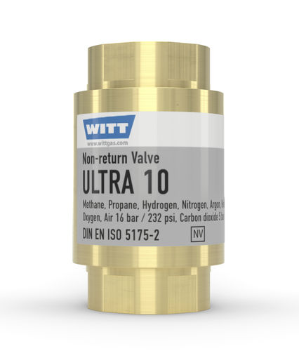 Clapet anti-retour pour gaz - ULTRA 10 - WITT-Gasetechnik - DIN / fileté / de décolmatage
