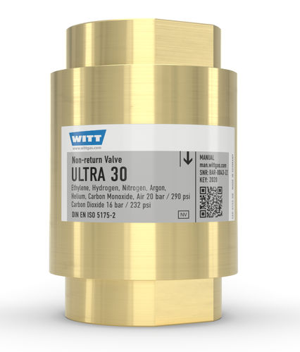 Clapet anti-retour pour gaz - ULTRA 30 - WITT-Gasetechnik - DIN / NPT / G