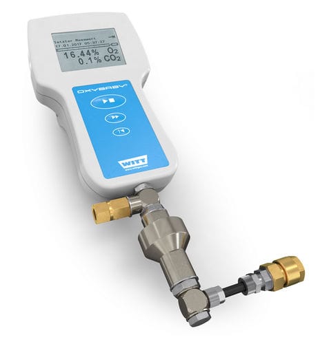 Analyseur CO2/02 - OXYBABY® M+ P - WITT-Gasetechnik - de surveillance / de concentration / de pression