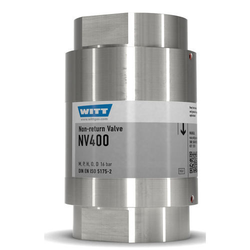 Clapet anti-retour pour gaz - 339-ES - WITT-Gasetechnik - fileté / de protection / en acier inoxydable