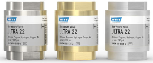 Clapet anti-retour pour oxygène - ULTRA 22 - WITT-Gasetechnik - pour gaz / DIN / de protection