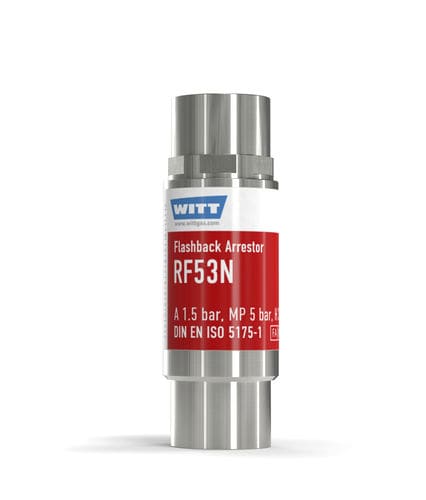 Antiretour pare-flamme de laboratoire - RF53N-ES - WITT-Gasetechnik - pour l'industrie chimique / pour l'industrie du verre / pour l'hydrogène