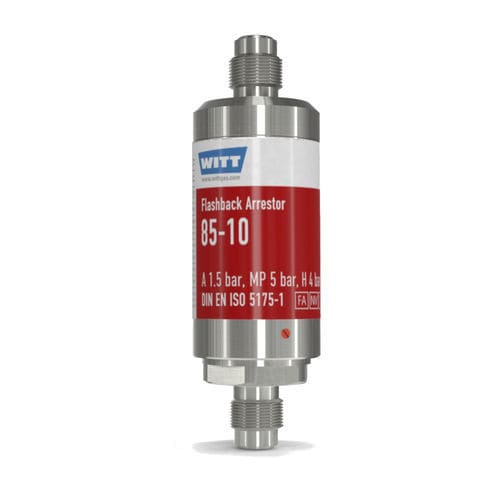 Antiretour pare-flamme avec clapet anti-retour - RF85-10N-ES VCR - WITT-Gasetechnik - de process / de laboratoire / pour l'industrie chimique