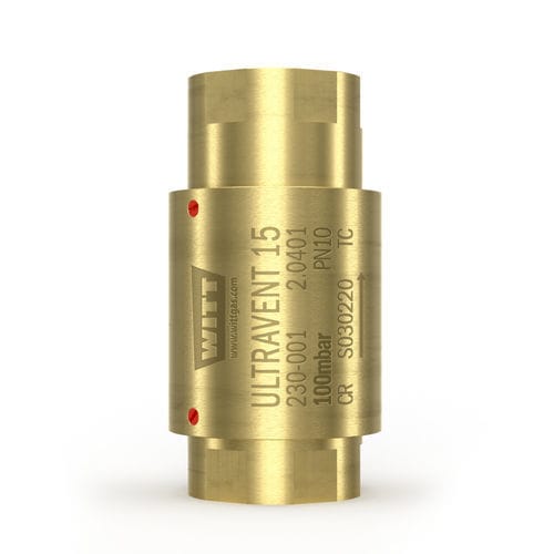 Soupape de sécurité à gaz - ULTRAVENT 15 - WITT-Gasetechnik - G / NPT / DIN
