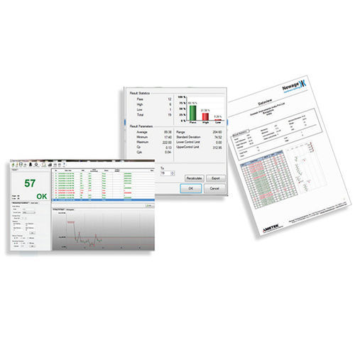 Logiciel d'acquisition de données - DataView®  - Ametek Newage Testing Instruments - d’analyse statistique / de gestion de données