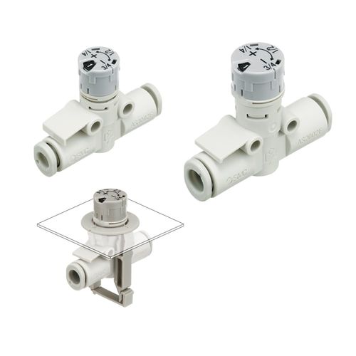 Régulateur de débit à pression différentielle - AS series - SMC PNEUMATIC - pneumatique / numérique