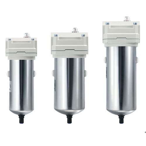Filtre à air - AFF series - SMC PNEUMATIC - à cartouche / sous pression / industriel