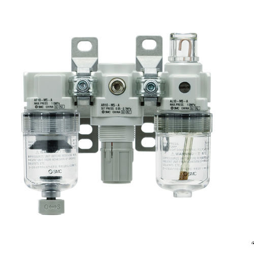 Filtre régulateur lubrificateur à air - AC series - SMC PNEUMATIC - à cartouche / sous pression / écologique