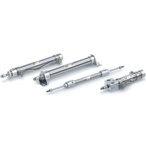 Vérin pneumatique - CJ2 series - SMC PNEUMATIC - à tige / double effet / simple effet