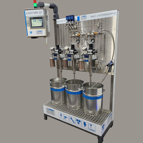 Unité de mélange et dosage bi-composant - Rainer Linz Oberflächentechnik gmbH - de colle / à piston / robotisée