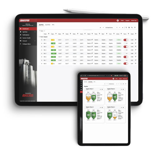 Logiciel de mesure - AgriView&trade; - BinMaster - de suivi / de stockage / de gestion de stock