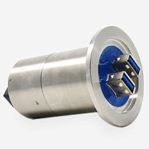 Traversée de cloison pour connecteur USB - 57353 - Douglas Electrical Components - hermétique / standard / de vide