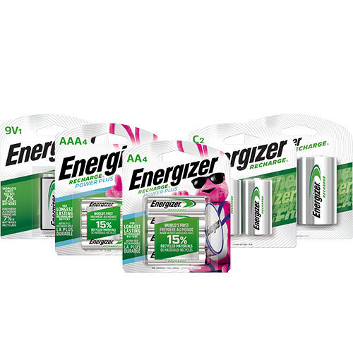 Batterie Ni-MH - Recharge® - Energizer Holdings Inc. - type AA / type AAA / 9 V