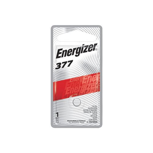 Batterie oxyde d'argent - 377 - Energizer Holdings Inc. - cylindrique / 1.5 V / IEC