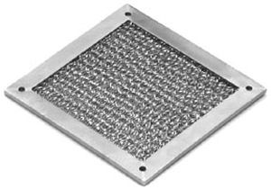 Grille de ventilation en métal - 8900 Series   - Tech-Etch - CEM / avec filtre à poussière